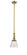 Franklin Restoration LED Mini Pendant in Brushed Brass (405|206-BB-G64-LED)