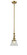 Franklin Restoration One Light Mini Pendant in Brushed Brass (405|206-BB-G62)