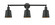 Franklin Restoration Three Light Bath Vanity in Matte Black (405|205-BK-M9-BK)