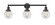 Franklin Restoration LED Bath Vanity in Matte Black (405|205-BK-G202-6-LED)