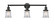 Franklin Restoration Three Light Bath Vanity in Matte Black (405|205-BK-G182S)