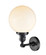 Franklin Restoration One Light Wall Sconce in Matte Black (405|203SW-BK-G201-8)