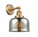 Franklin Restoration One Light Wall Sconce in Brushed Brass (405|203SW-BB-G78)