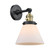 Franklin Restoration One Light Wall Sconce in Black Antique Brass (405|203SW-BAB-G41)