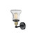 Franklin Restoration One Light Wall Sconce in Black Antique Brass (405|203SW-BAB-G194)