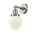 Franklin Restoration One Light Wall Sconce in Brushed Satin Nickel (405|203-SN-G201-6)