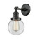 Franklin Restoration LED Wall Sconce in Oil Rubbed Bronze (405|203-OB-G202-6-LED)