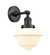 Franklin Restoration LED Wall Sconce in Matte Black (405|203-BK-G531-LED)