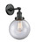 Franklin Restoration LED Wall Sconce in Matte Black (405|203-BK-G202-8-LED)