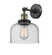 Franklin Restoration One Light Wall Sconce in Black Antique Brass (405|203-BAB-G74)