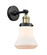 Franklin Restoration One Light Wall Sconce in Black Antique Brass (405|203-BAB-G191)