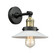 Franklin Restoration One Light Wall Sconce in Black Antique Brass (405|203-BAB-G1)