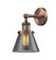 Franklin Restoration One Light Wall Sconce in Antique Copper (405|203-AC-G63)
