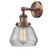 Franklin Restoration One Light Wall Sconce in Antique Copper (405|203-AC-G172)