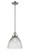 Franklin Restoration One Light Mini Pendant in Brushed Satin Nickel (405|201S-SN-G222)