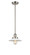 Franklin Restoration One Light Mini Pendant in Brushed Satin Nickel (405|201S-SN-G1)