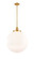 Franklin Restoration One Light Pendant in Satin Gold (405|201S-SG-G201-18)