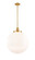 Franklin Restoration LED Pendant in Satin Gold (405|201S-SG-G201-18-LED)