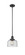Franklin Restoration One Light Mini Pendant in Matte Black (405|201S-BK-G74)