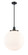 Franklin Restoration One Light Pendant in Matte Black (405|201S-BK-G201-16)