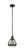 Franklin Restoration One Light Mini Pendant in Matte Black (405|201S-BK-G173)