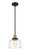 Franklin Restoration LED Mini Pendant in Black Antique Brass (405|201S-BAB-G713-LED)