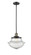 Franklin Restoration One Light Mini Pendant in Black Antique Brass (405|201S-BAB-G544)