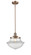 Franklin Restoration One Light Mini Pendant in Antique Copper (405|201S-AC-G542)