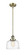 Franklin Restoration One Light Mini Pendant in Antique Brass (405|201S-AB-G713)