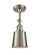 Franklin Restoration One Light Semi-Flush Mount in Brushed Satin Nickel (405|201F-SN-M9-SN)