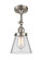 Franklin Restoration One Light Semi-Flush Mount in Brushed Satin Nickel (405|201F-SN-G62)