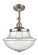 Franklin Restoration One Light Semi-Flush Mount in Brushed Satin Nickel (405|201F-SN-G544)