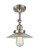 Franklin Restoration One Light Semi-Flush Mount in Brushed Satin Nickel (405|201F-SN-G2)