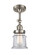 Franklin Restoration LED Semi-Flush Mount in Brushed Satin Nickel (405|201F-SN-G182S-LED)