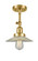 Franklin Restoration One Light Semi-Flush Mount in Satin Gold (405|201F-SG-G2)