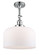Franklin Restoration LED Semi-Flush Mount in Polished Chrome (405|201F-PC-G71-L-LED)