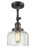 Franklin Restoration One Light Semi-Flush Mount in Oil Rubbed Bronze (405|201F-OB-G72)