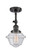 Franklin Restoration One Light Semi-Flush Mount in Oil Rubbed Bronze (405|201F-OB-G534)