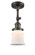 Franklin Restoration LED Semi-Flush Mount in Oil Rubbed Bronze (405|201F-OB-G181S-LED)