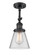 Franklin Restoration LED Semi-Flush Mount in Matte Black (405|201F-BK-G62-LED)