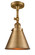 Franklin Restoration One Light Semi-Flush Mount in Brushed Brass (405|201F-BB-M13-BB)