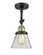 Franklin Restoration LED Semi-Flush Mount in Black Antique Brass (405|201F-BAB-G62-LED)