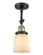 Franklin Restoration LED Semi-Flush Mount in Black Antique Brass (405|201F-BAB-G51-LED)
