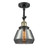 Franklin Restoration LED Semi-Flush Mount in Black Antique Brass (405|201F-BAB-G173-LED)