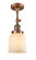 Franklin Restoration LED Semi-Flush Mount in Antique Copper (405|201F-AC-G51-LED)