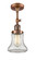 Franklin Restoration LED Semi-Flush Mount in Antique Copper (405|201F-AC-G192-LED)