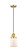 Franklin Restoration LED Mini Pendant in Satin Gold (405|201CSW-SG-G51-LED)