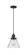 Franklin Restoration One Light Mini Pendant in Matte Black (405|201CSW-BK-G44)