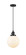 Franklin Restoration LED Mini Pendant in Matte Black (405|201CSW-BK-G201-8-LED)