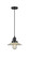 Franklin Restoration One Light Mini Pendant in Matte Black (405|201CSW-BK-G2)